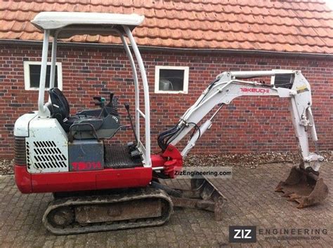 takeuchi tb 014 & tb016 mini digger workshop manual ebay|takeuchi tb015 bucket.